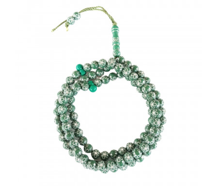 Chapelet tasbih / sebha 99 grains - Vert