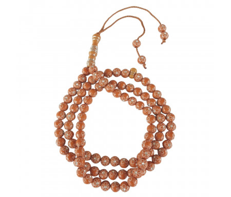 Chapelet tasbih / sebha 99 grains - Marron Camel