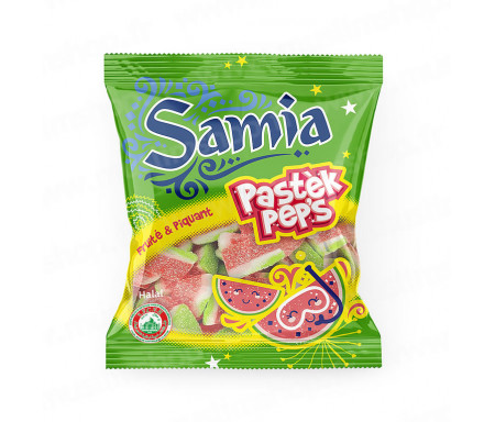 Bonbons Halal Bubble Pastèque Pep's 90gr - SAMIA