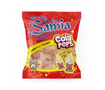 Bonbons Halal "Cola pep's" Tendre et Piquant - 90gr