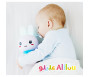 Alilou Le petit Lapinou Mouslim - Jouet / Veilleuse Ludo-éducatif pour enfants musulmans - Rose