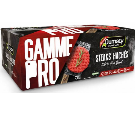 Le Steak Haché 100% Pur boeuf - Pack professionnel Halal certifié Achahada - 4.5kg