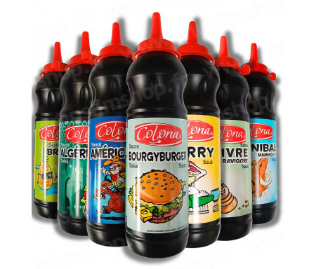 Pack de 7 Sauce Colona en Tube de 500ml (7 x 500ml)