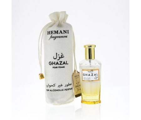 Parfum sans alcool "Ghazal" pour femme - 50 ml