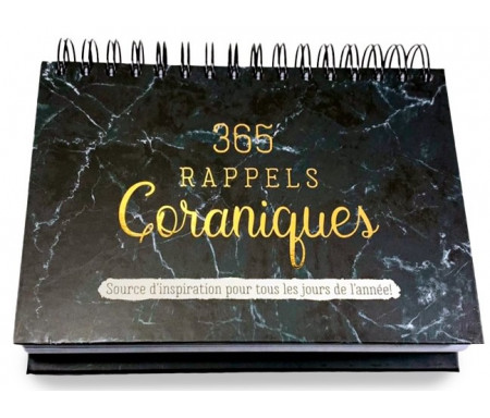 365 Rappels Coraniques (Source D'inspiration Pour Tous Les Jours De L'année) - Black édition