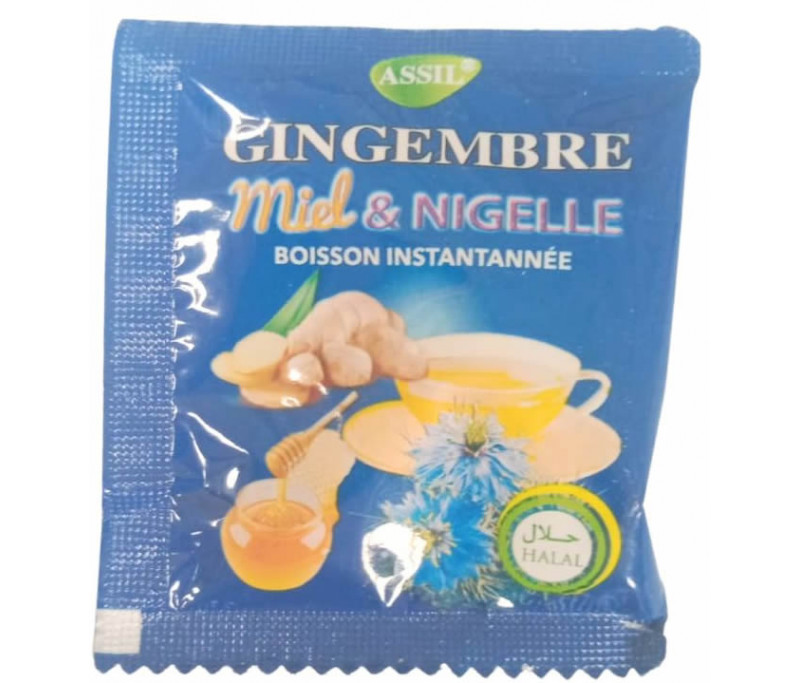 Tisane Gingembre Miel - 100% Naturelle - ASSIL