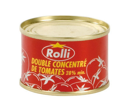 Double concentré de Tomates ROLLI en conserve - 70gr