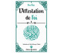 L'attestation de Foi