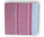 Grand foulard Palestinien (Keffieh) de Qualité - couleur Rouge et Blanc