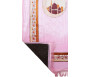 Tapis de luxe épais antidérapant et ultra-doux - Grande taille (80 x 120 cm) avec motifs Fleuris et Mosquée - Dominante Rose Clair