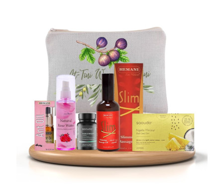 Mon Kit Complet Detox : Capsule beauté - Thé nigelle - Huile + Trousse Elégance Violette Offerte !