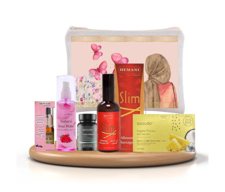 Mon Kit Complet Detox : Capsule beauté - Thé nigelle - Huile + Trousse Elégance Rose Offerte !