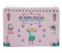 Calendrier chevalet à spirale : 99 noms d'Allah expliqués aux enfants - Rose