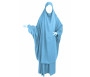 Pack Duo Lilas : 2 Jilbab Jupe Al Haya avec Manchettes - 2 pièces pour femme musulmane en Taille 1 (de 1m60 à 1m70)