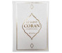 Le Saint Coran : Arabe, française et phonétique - Grand format - Couverture daim Blanc