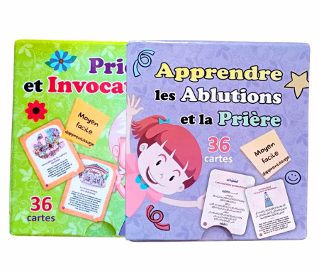 Pack de 2 Jeux : J'apprends la Prière, les Ablutions et les Invocations