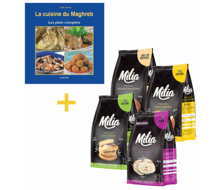 Pack la Cuisine du Maghreb – Les Plats Complets + Découverte Préparation pour Brioches & Pains - MILIA