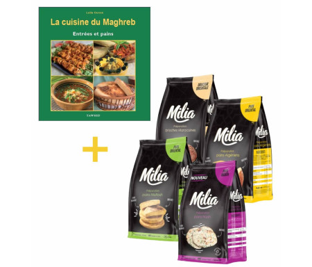 Pack la Cuisine du Maghreb – Entrées et Pains + Découverte Préparation pour Brioches & Pains - MILIA