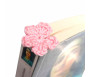 Marque-page Artisanal au crochet Fleur - Format livre moyen