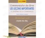 Commentaire du Livre "Leçons Importantes"