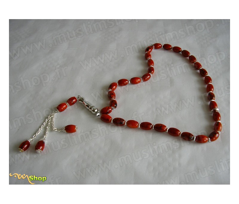 Tasbih Chapelet compteur Electronique LCD - Orange par chez Non spécifié  sur