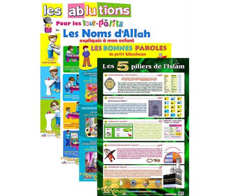 Pack 4 Posters - L'Education Spirituelle des Enfants