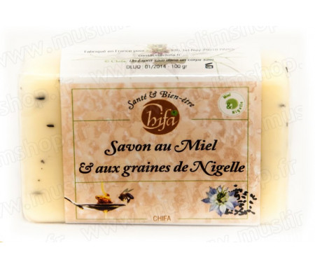 Savon au Miel et aux graines de Nigelle