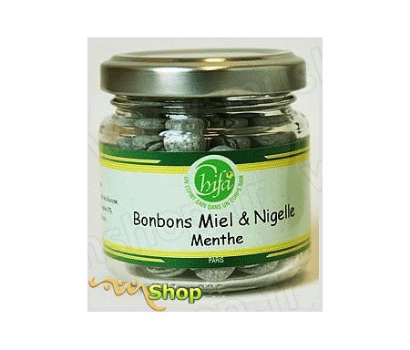 Bonbons Miel, Nigelle et Menthe 70g