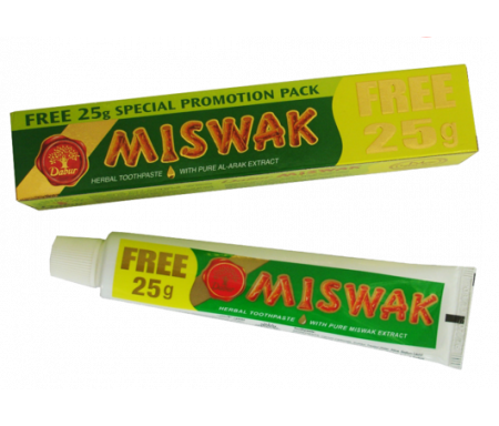 Dentifrice Miswak (Meswak) Dabur 75g au Siwak
