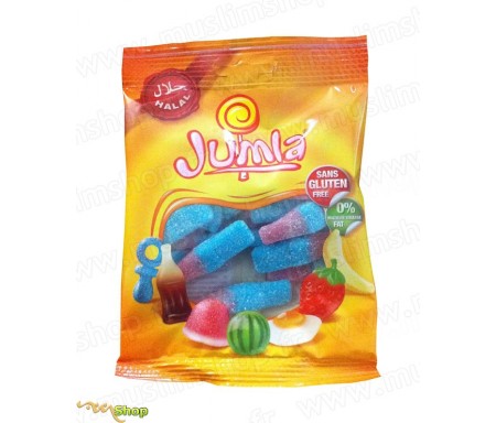 Bonbons Halal - Bouteille Tutti Acidulés (100g)