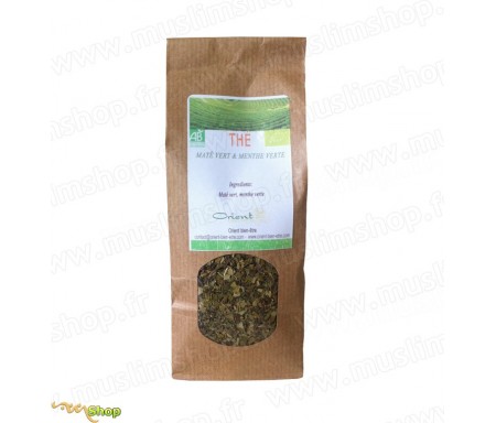 Thé Maté Vert et Menthe verte 100g