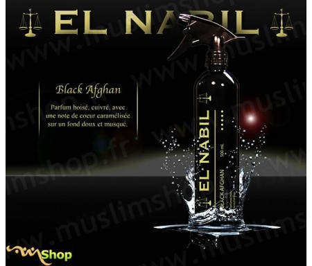Désodorisant El Nabil "Black Afghan" - 500ml