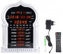 Horloge avec calcul automatique des horaires des prières (adhan pour les cinq prières) HA-5115 