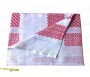 Grand foulard Palestinien (Keffieh) de couleur Rouge et Blanc