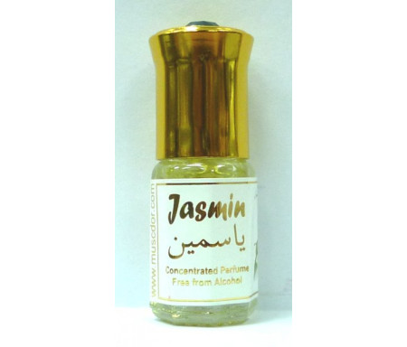 Parfum concentré sans alcool Musc d'Or "Jasmin" (3 ml) - Mixte