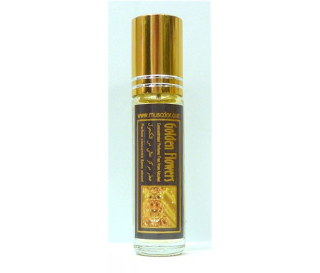 Parfum concentré sans alcool Musc d'Or "Golden Flowers" (8 ml) Femmes