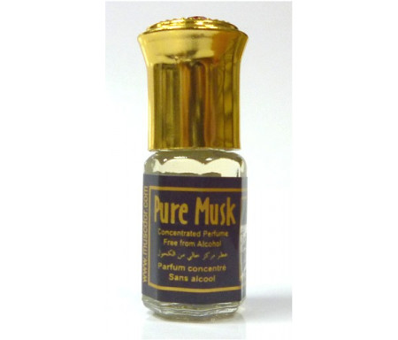 Parfum concentré sans alcool Musc d'Or "Pure Musk" (3 ml) - Mixte