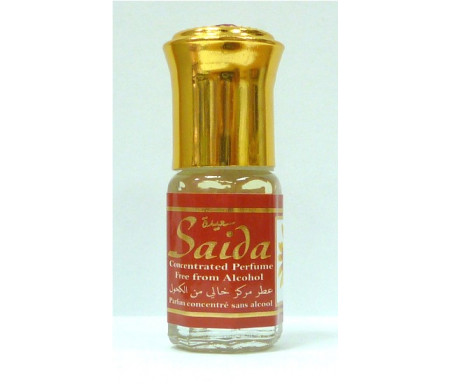 Parfum concentré sans alcool Musc d'Or "Saida" (3 ml) - Pour femmes