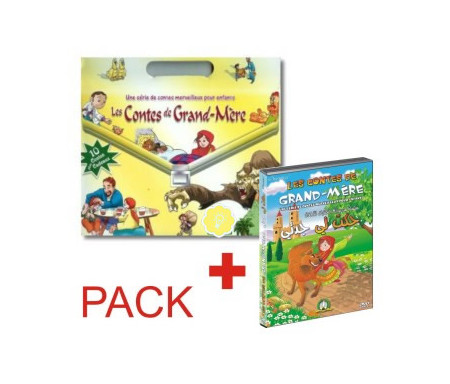 Pack 10 Livres + le DVD : Contes de grand-mère - Version française)