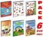 Pack 6 DVD de référence pour enfants (langue arabe, Coran, bonnes manières, invocations, prière)