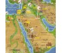 Poster : Carte des Prophètes et Messagers (français / arabe)