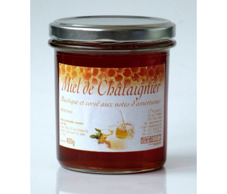 Miel de Châtaignier (375 gr) : Aide à la circulation du sang