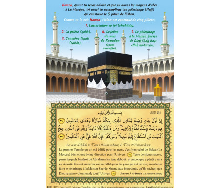 Puzzle personnalisé 120 pièces : La Mosquée Sacrée de La Mecque - Le pèlerinage - Les cinq piliers de l'islam