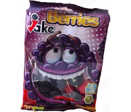 Bonbons Halal Jake - Mûres perlées (100g)