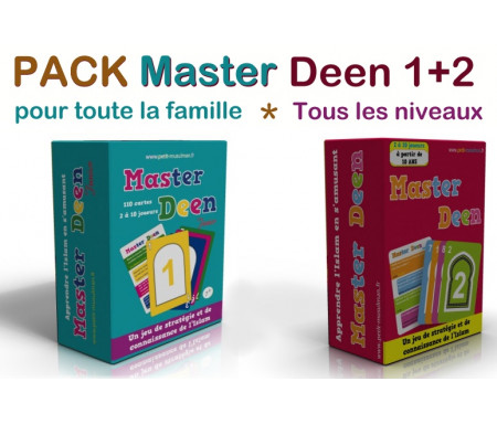 Pack Jeux de cartes Master Deen 1 et 2