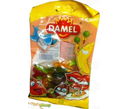 Bonbons Halal Damel - Assortiment de confiseries gélifiés - 100gr