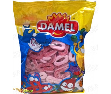 Bonbons Halal Damel - Rondelle de fraise (1kg)