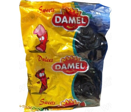 Bonbons Halal Damel - Disques réglisse (1kg)