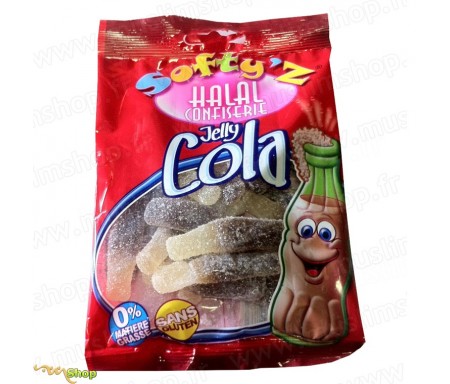 Bonbons Softy's Halal - Bouteille Cola acidulés (100g)