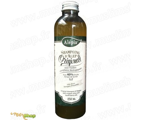 Shampoing d'alep original 40 % d'huile de baie de laurier